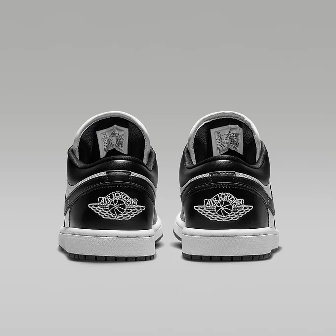 Air Jordan 1 Low Black And White - Image 4