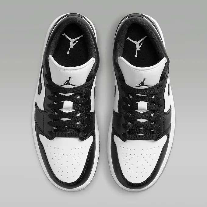 Air Jordan 1 Low Black And White - Image 2